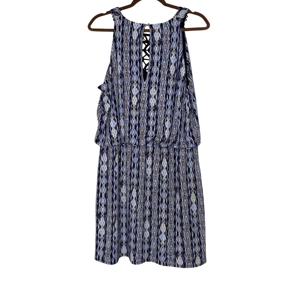 NWOT White House Black Market Size L Sleeveless Crochet Neckline Dress - Picture 5 of 9